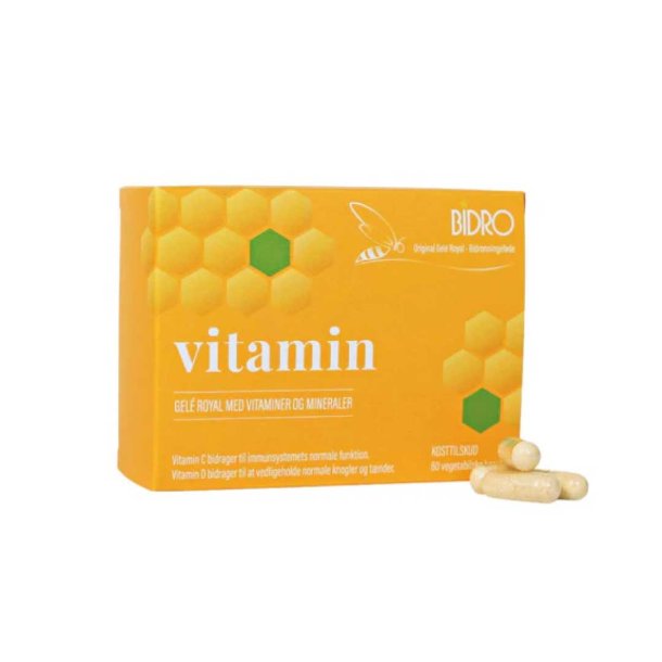 Bidro Vitamin 60 veg. - 60 kapsler