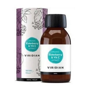 Clearspring Elderberry sirup m. Vit C ekstrakt  - 100 ml.
