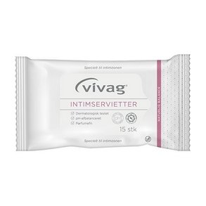 Vivag intimservietter - 15 stk