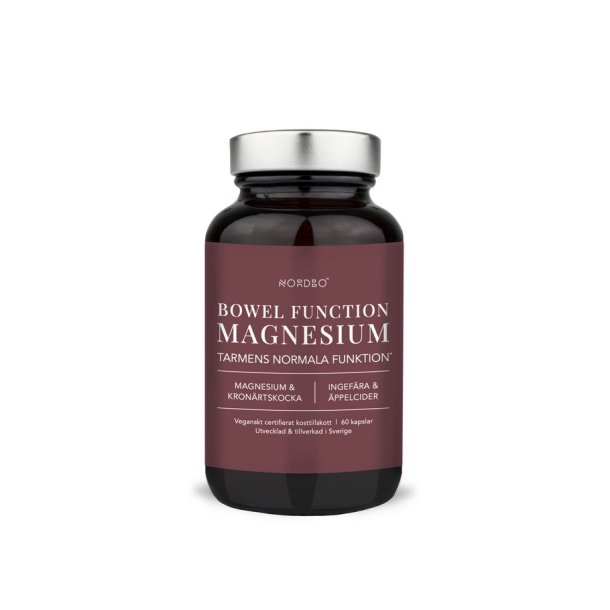 Nordbo Bowel Function Magnesium - 60 kap.