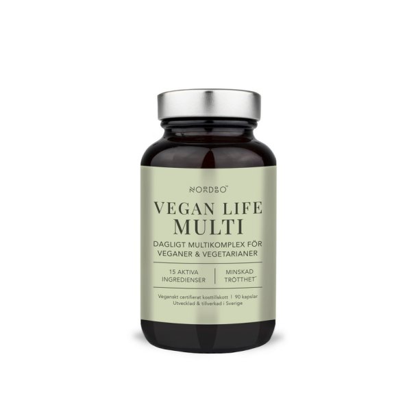Nordbo Vegan Life Multi - 90 kap.