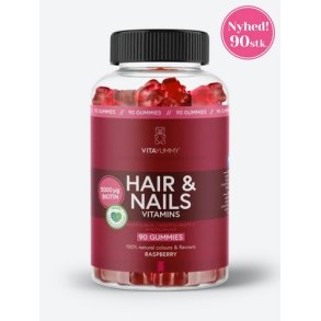 VitaYummy Hair & Nails (Raspberry) - 90 gums