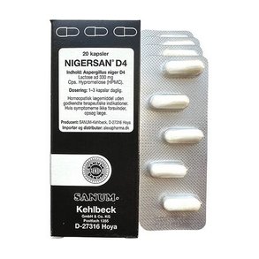 Nigersan kapsler D4 - 20 kap.