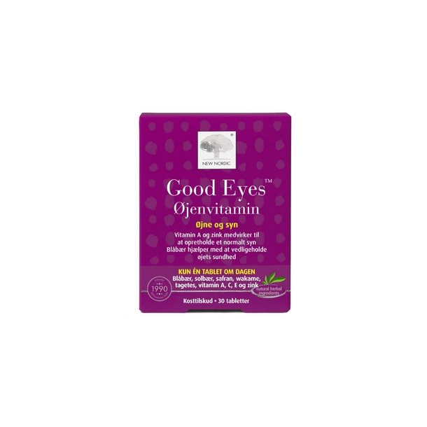 New Nordic Good Eyes �jenvitamin - 30 tab.