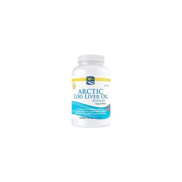 Nordic Naturals Torskelevertran m. citronsmag - 180 kapsler