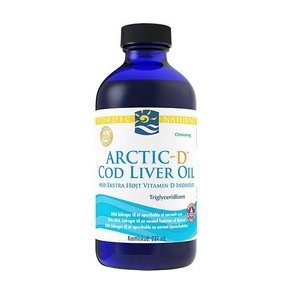 Nordic Naturals Arctic Cod Liver Oil (Torskelevertran) + D-vitamin - 237ml