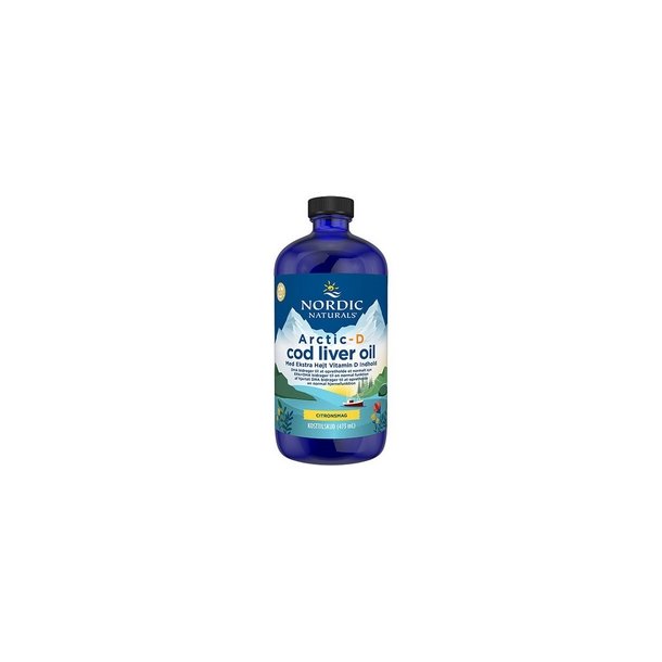 Nordic Naturals Arctic Cod Liver Oil (Torskelevertran) + D-vitamin - 473ml