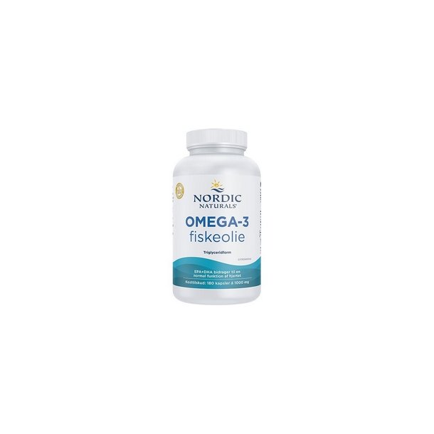 Nordic Naturals Omega 3 m. citrussmag - 180 kapsler 