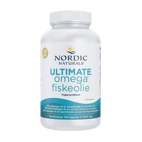 Nordic Naturals Ultimate Omega fiskeolie - 120 stk.