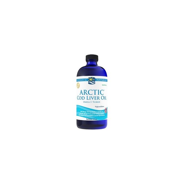 Nordic Naturals Arctic Cod Liver Oil (Torskelevertran) - Med appelsinsmag - 473ml