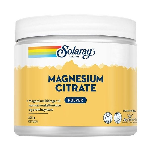 Solaray Magnesium Citrate - 225 g.