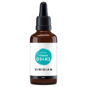 Viridian D3 & K2 Vitamin (flydende) - 50 ml.