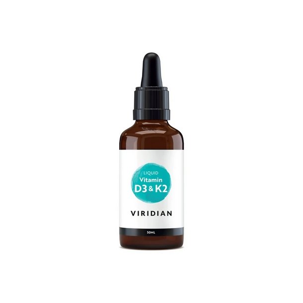 Viridian D3 &amp; K2 Vitamin (flydende) - 50 ml.