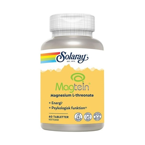Solaray Magtein Magnesium L-threonate - 60 tab.