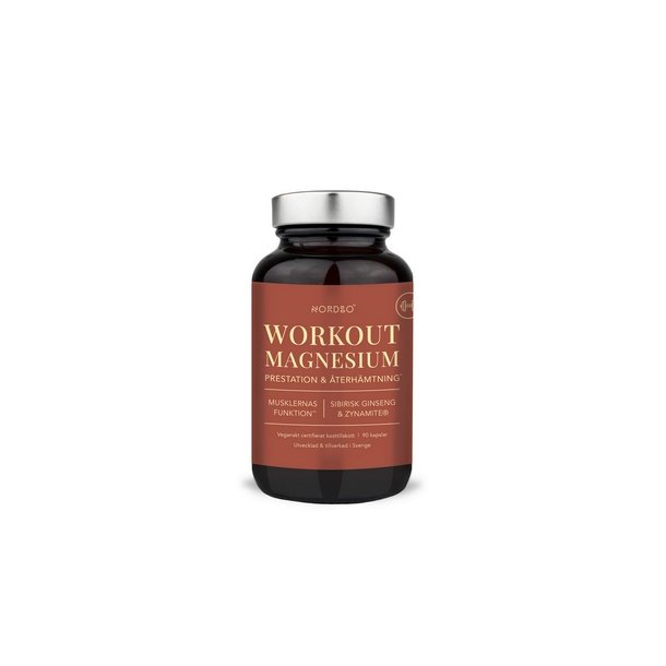 Nordbo WorkOut Magnesium - 90 kaps