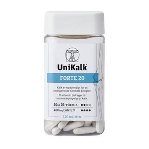 Unikalk Forte 20 - 120 tab.