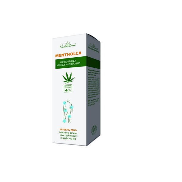 Cannaderm Mentholca Hurtigvirkende klende Muskelcreme - 200 ml.