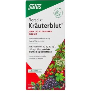 Salus Floradix Kr�uterblut Urte-jern mikstur - 250 ml