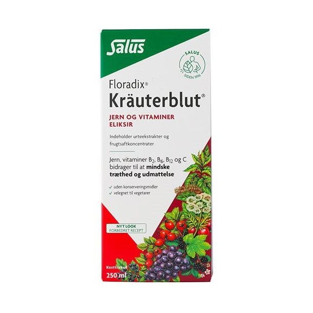 Salus Floradix Kr�uterblut Urte-jern mikstur - 250 ml
