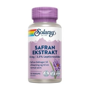 Solaray Safran ekstrakt - 30 kapsler