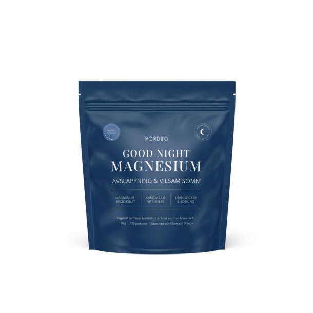 Nordbo Good Night Magnesium Instant pulver - 150 g.