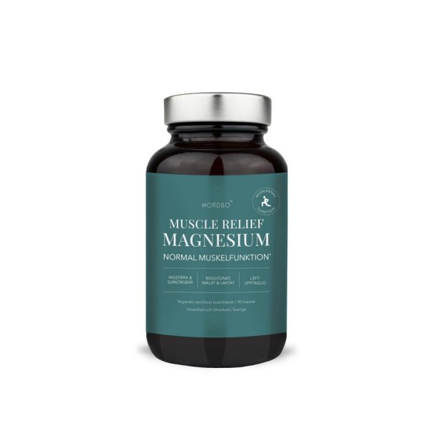 Nordbo Muscle Relief Magnesium - 90 kap.
