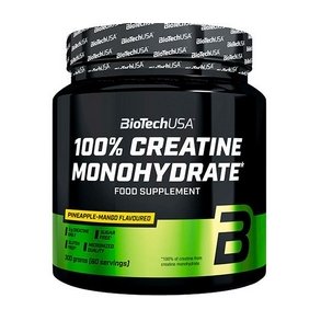 BioTech USA Creatine Monohydrate Pineapple-Mango - 300 g.