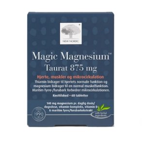 New Nordic Magic Magnesium Taurat - 60 tab.