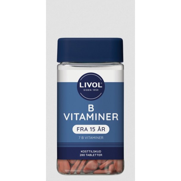 LIVOL B-VITAMIN - 280 stk.