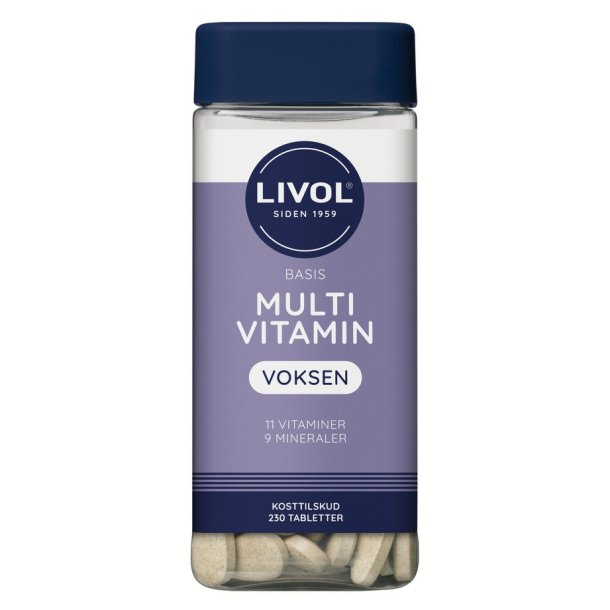LIVOL MULTIVITAMIN BASIS - 230 stk.