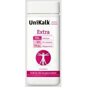UniKalk Extra m. magnesium & vitamin D - 160 tabletter