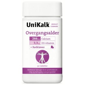 UniKalk Overgangsalder - 90 tabletter