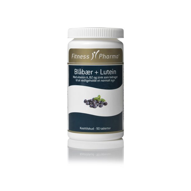 Fitness Pharma Blbr + Lutein - 90 tabletter