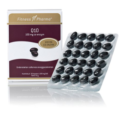 Fitness Pharma Q10 - 100 mg. co-enzym - 60 kapsler
