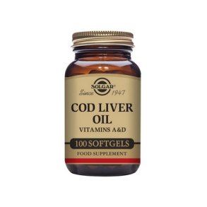 Solgar Norwegian Cod Liver Oil - Norsk Torskelevertran - 100 gel kapsler