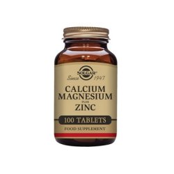 Solgar Calcium Magnesium + Zink - 100 tabletter