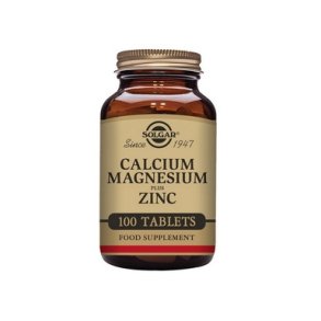 Solgar Calcium Magnesium + Zink - 100 tabletter
