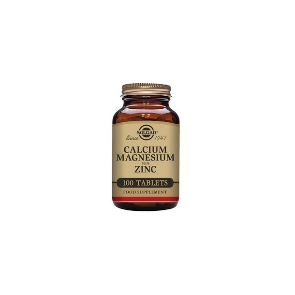 Solgar Calcium Magnesium + Zink - 100 tabletter