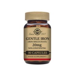 Solgar Gentle Iron 20 mg. - 90 stk. vegi-kapsler
