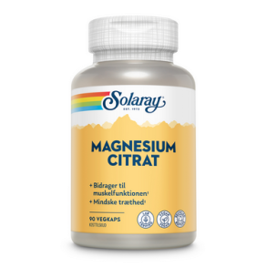 Solaray Magnesium Citrat  - 90 stk.