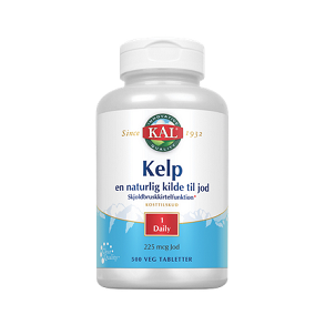 Kelp indeh. 225 mcg jod fra Kelpplanten - 500 tab