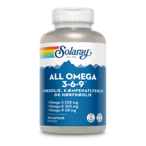 Solaray All Omega 3-6-9 - 90 kapsler.