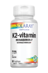 Solaray K2-vitamin 50g - 30 vegetabilske kapsler
