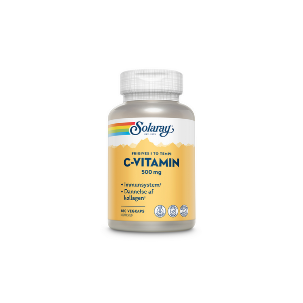 Solaray C-vitamin 500 mg - 180 stk.