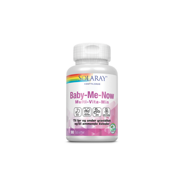 Solaray Baby-Me-Now Multivitamin - 90 stk.