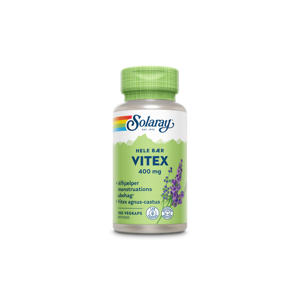 Solaray Vitex 400 mg. - 100 kapsler