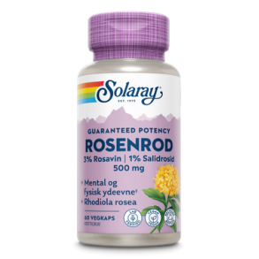 Solaray Rosenrod GP Ekstrakt - 500mg - 60 vegetabilske kapsler