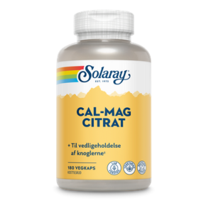 Solaray Calcium Magnesium Citrat - 180 kap