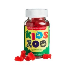 Kids Zoo Multivitamin m. jordbærsmag - 60 stk.