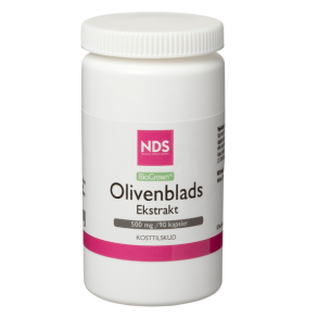 NDS Olivenblads Ekstrakt 500mg - 90 kapsler